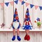2 Pcs 4th of July Patriotic Gnomes – Handmade Plush Mr. & Mrs. Swedish Tomte Ornaments for Patriotic Party Table, Home, Mantle, and Fireplace Décor